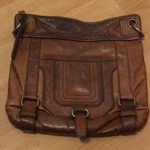 Like New VTG The Sak Y2K Convertible Leather Satchel/ Purse /Belt Bag